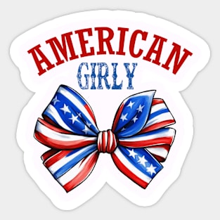 American Girly Sticker